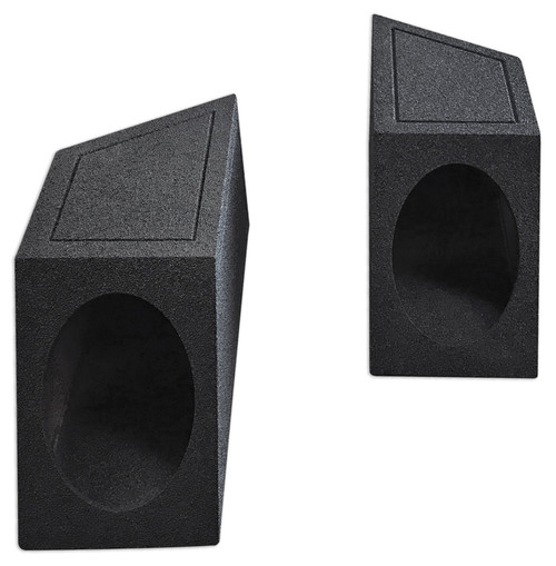 6x9" Speaker Box Enclosures 4 Rear Well w/Bedliner For 1987-95 Jeep Wrangler YJ