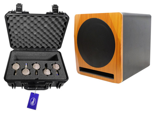 Blue 5 Capsule Kit w/ B1, B2, B3, B4, B5 Capsules+Case+Classic Studio Subwoofer