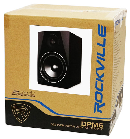 Stage Monitors Passive Rockville DPM5W Studio Monitors (Pair