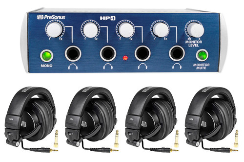 PreSonus HP4 MIDIインターフェース DTM】複数のヘッドホンを同時に使用できるPreSonus HP4レビュー