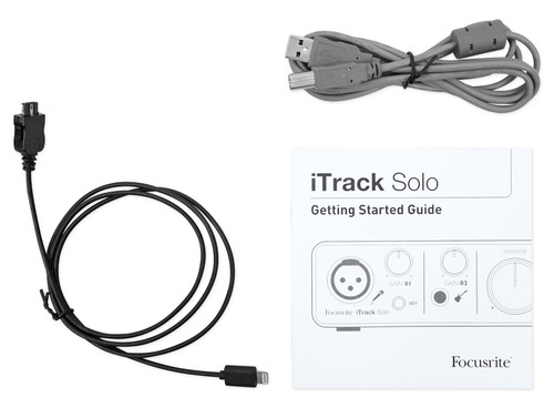 【美品】Focusrite iTrack Solo Lightning Amazon.com: Focusrite ITRACK SOLO LIGHTNING USB Audio