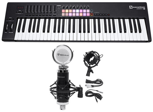 DTM・DAW Novation Launchkey 61 MK2 Novation Launchkey 61 MK2 USB MIDI Keyboard Controller, 61-Key
