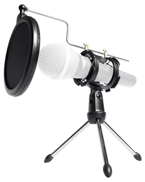  2 Person Podcasting Podcast Kit Soundcraft  Mixer+Headphones+Mic+Stand : Musical Instruments