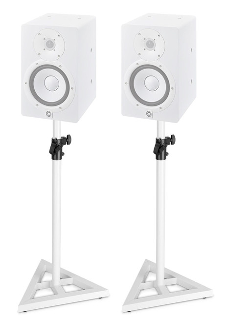 Yamaha HS5 White + Stands & Leads - The Disc DJ Store