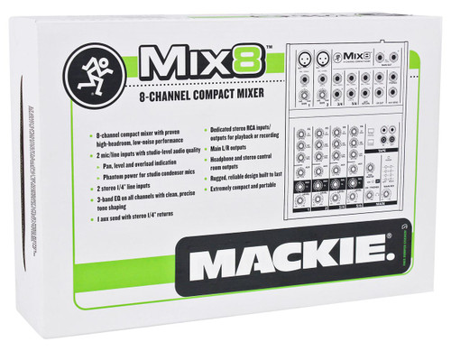 Mackie Compact Mix8 8-Channel Mixer