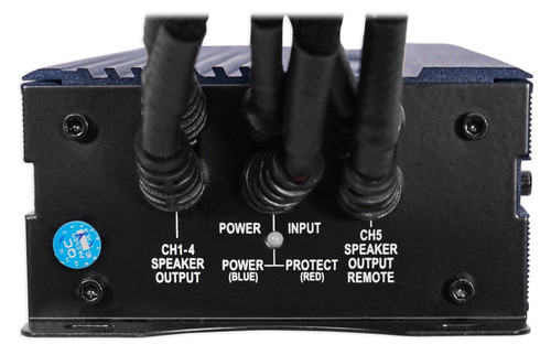 Hifonics TPS-A600.5 600w 5-Ch Amplifier+(4) Tower Speakers+