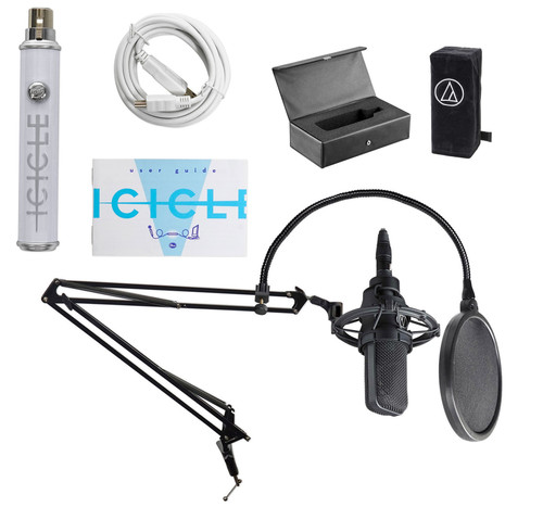 Audio Technica AT4033A Gaming Twitch Game Microphone Bundle with Boom, Shockmount & Pop Filter [video game]