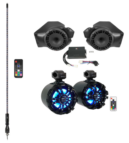 Kick Panel+Tower Speakers+Amp For 2019–2020 Polaris RZR Turbo S Ride Command