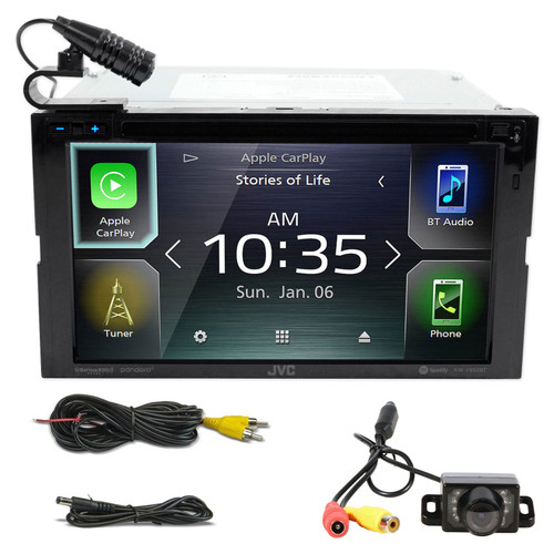JVC KW-V850BT 6.8" DVD Car Monitor Bluetooth Receiver Android/Carplay+Camera