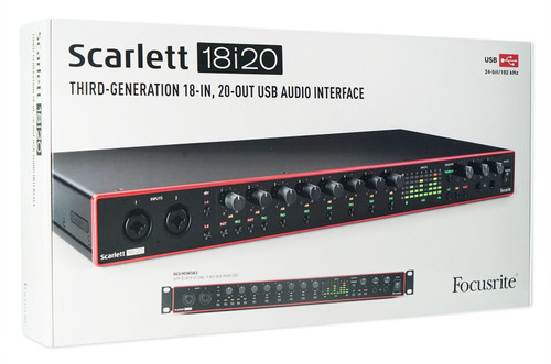 Focusrite Scarlett 18i20 3rd Gen 18-in