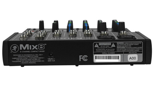 Mackie Compact Mix8 8-Channel Mixer