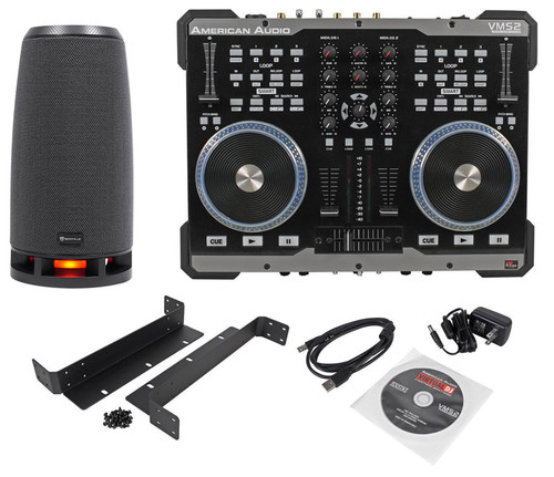 American Audio VMS2 USB MIDI DJ Controller With Touch Scratch Wheel+RockShip