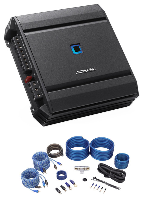 ALPINE S-A32F 320w RMS 4-Channel S-Series Car Audio Amplifier Class D+Amp Kit