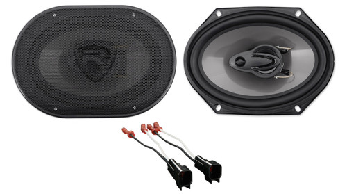 Rockville 6x8" Front Factory Speaker Replacement Kit For 2004-2006 Ford F-150