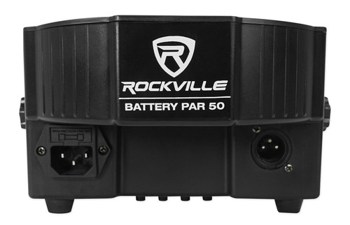 Rockville BATTERIA PAR 50 LED RICARICABILE DMX DJ CLUB Lavarti-LUCE CON - Foto 5