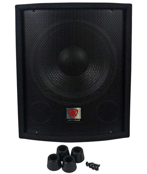 Rockville SBG1128 12 inches 600 Watt Passive Pro DJ Subwoofer, MDF Cabinet/Pole Mount