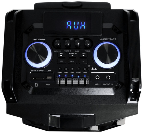 Technical Pro Bluetooth Karaoke Machine System+Wireless Microphone+Tablet  Stand - Rockville Audio