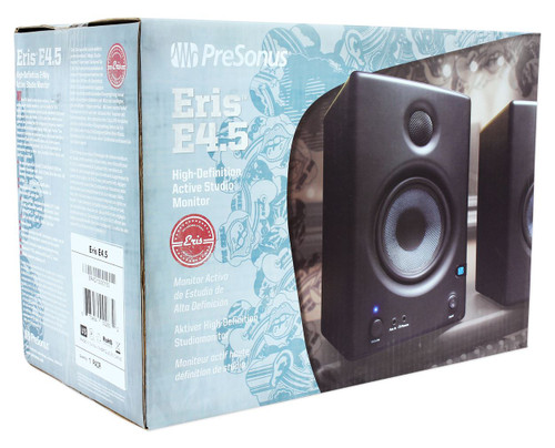 Combo Monitores Presonus ERIS E4.5 Audio +bases y cables, Music Box