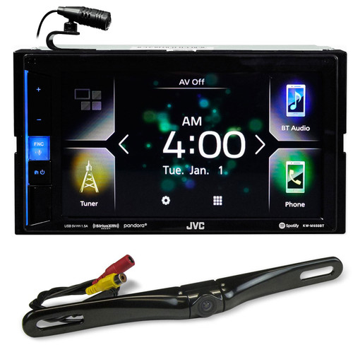 JVC KW-M650BT 6.2" Digital Media Bluetooth Receiver Android/Carplay+Backup Cam