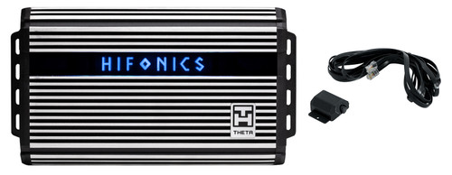 Hifonics ZTH-1225.1D Zeus 1200w Mono Class D Compact Car Audio  Amplifier+Amp Kit