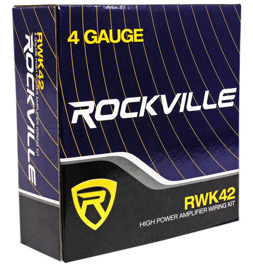 Rockville KRYPTON F1 1600w Peak / 400w CEA RMS 4 Channel Amplifier