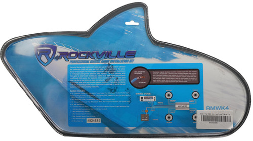 Rockville Krypton MF4 2400w ピーク/600w RMS 4チャンネル マリン