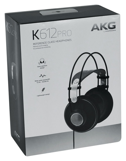 AKG K612 PRO Reference Studio Headphones + 5-Ch. Mixer w/USB