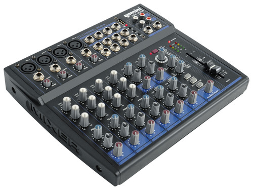 Gemini - GEM-08USB - Compact 8 Channel Bluetooth Mixer