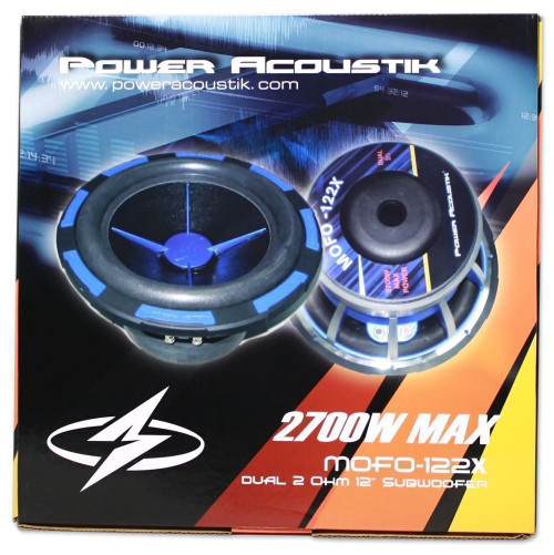 2) Power Acoustik MOFO-122X 12