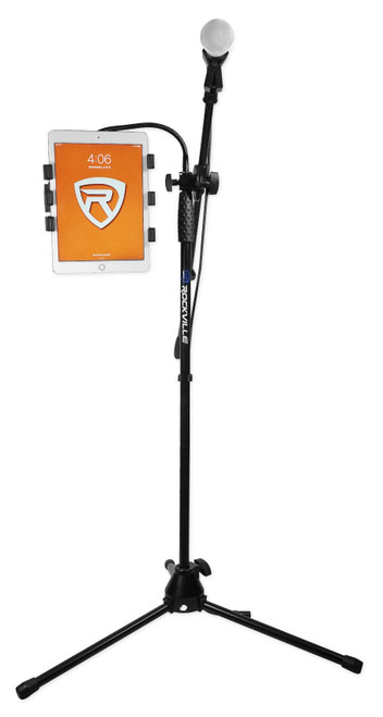 JBL PBM100 Vocal Microphone+Tripod Mic Stand w/ Boom+Gooseneck w/iPad  Clip+Bag - Rockville Audio