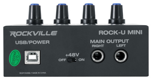 Rockville 2 DPM5B Dual Powered 5.25 300w Monitores de estudio de grabación  activa+almohadillas