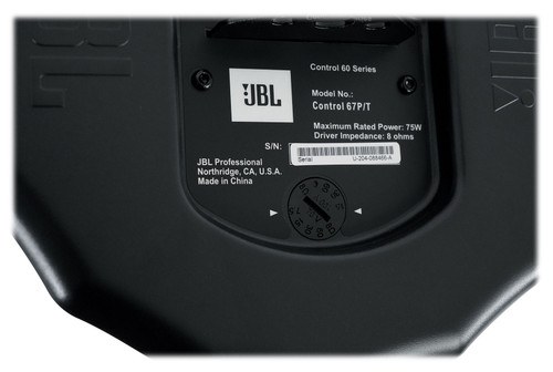 JBL control 60series C65P/T 2個 JBL control 60series C65P/T 2個 JBL Control C65P/T 5.25