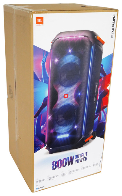 JBL Partybox 710 Portable Bluetooth Party Box Speaker w/Deep Bass+Wireless  Mics