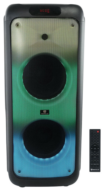 Rockville BASS PARTY 10 Dual 10" 2000w LED Bluetooth House Party Speaker System