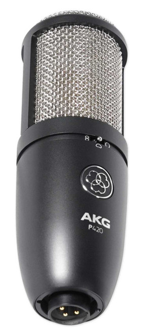 AKG P420 Studio Condenser Recording Podcasting Microphone Dual