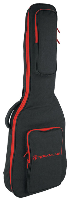 バッグ GGG Rockville EGB25-RD Padded Electric Guitar Gig Bag with Neck Pad +