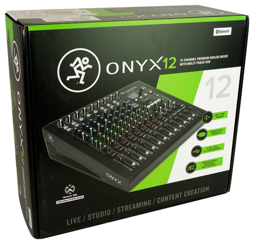 mackie ONYX12 アナログミキサー 12チャンネル Mackie ONYX12 12-Channel Mixer - Perfect Circuit