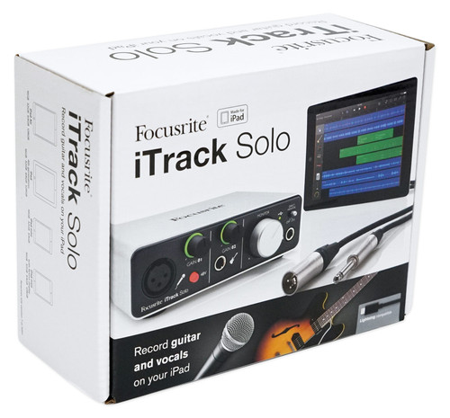 Focusrite ITRACK SOLO LIGHTNING USB Audio Recording