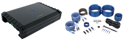 Alpine S2-A55V 540W RMS Hi-Res Certified 5-Channel Class D Amplifier+Amp Kit