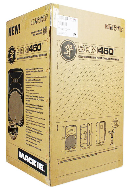 2) Mackie SRM450V3 SRM450-V3 1000w 10