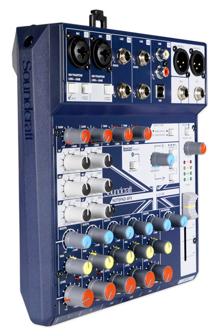 Soundcraft Notepad-8FX 8-Channel USB Mixer Podcasting