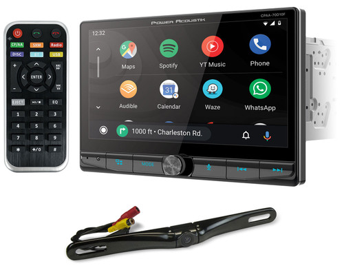 Power Acoustik CPAA-70D10F 10.6" HD Monitor Bluetooth/Carplay/Android+Backup Cam