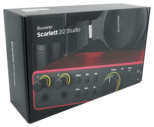 Focusrite Scarlett 2i2 Studio 4th Gen Recording Interface+
