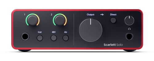 Focusrite Scarlett Solo 4th Gen Studio Recording USB Audio