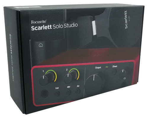 Focusrite Scarlett Solo Studio 4th Gen Recording Interface+Mic+