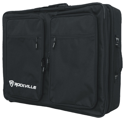 Rockville BP-MIX2621 Padded Mixer Bag Semi Rigid, Interior Straps