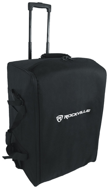 Rockville Rolling Travel Bag w/Wheels Fits Mackie DRM212 Speaker