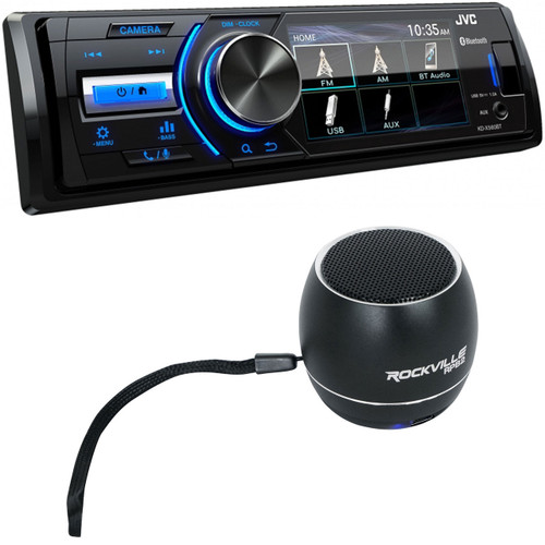  JVC KD-X560BT Digital Media Marine Bluetooth Receiver USB/AUX+Home Speaker 
