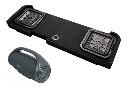 Kicker 51KGMDL7T122 Subwoofers+Enclosure fits 2008+ Chevy Silverado+Home Speaker