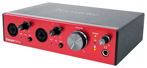 Focusrite Clarett+ 2Pre USB-C Audio Recording Interface, 2
